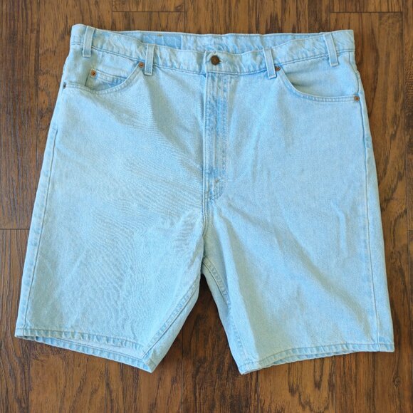 Levi's Other - Vtg 90s Levi's 550 Jean Shorts Men 42 Blue Jorts Denim Orange Tab Baggy Y2K